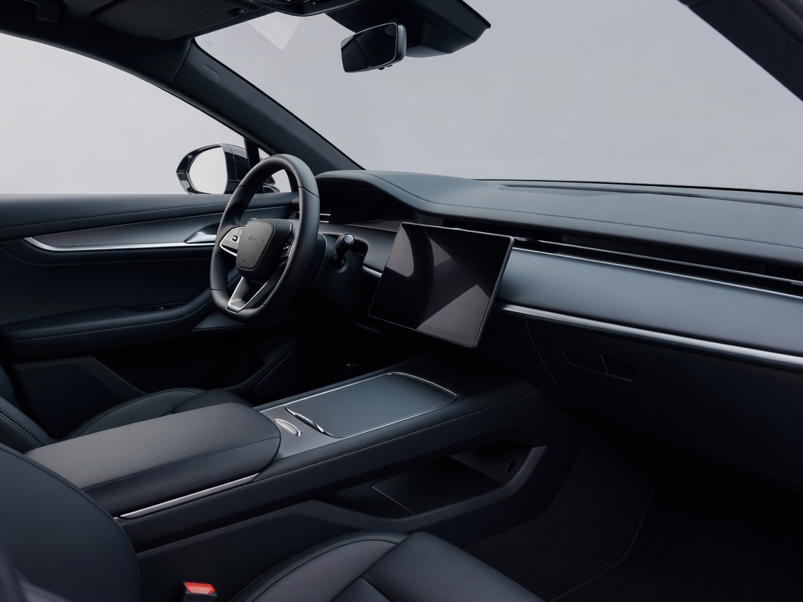 A clean, refined modern vehicle interior and dashboard